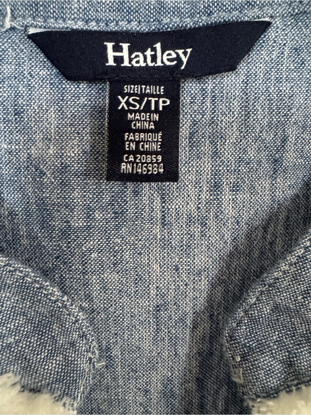 Hatley Blue and White Striped Sleeveless Shift Dress - Picture 2 of 3